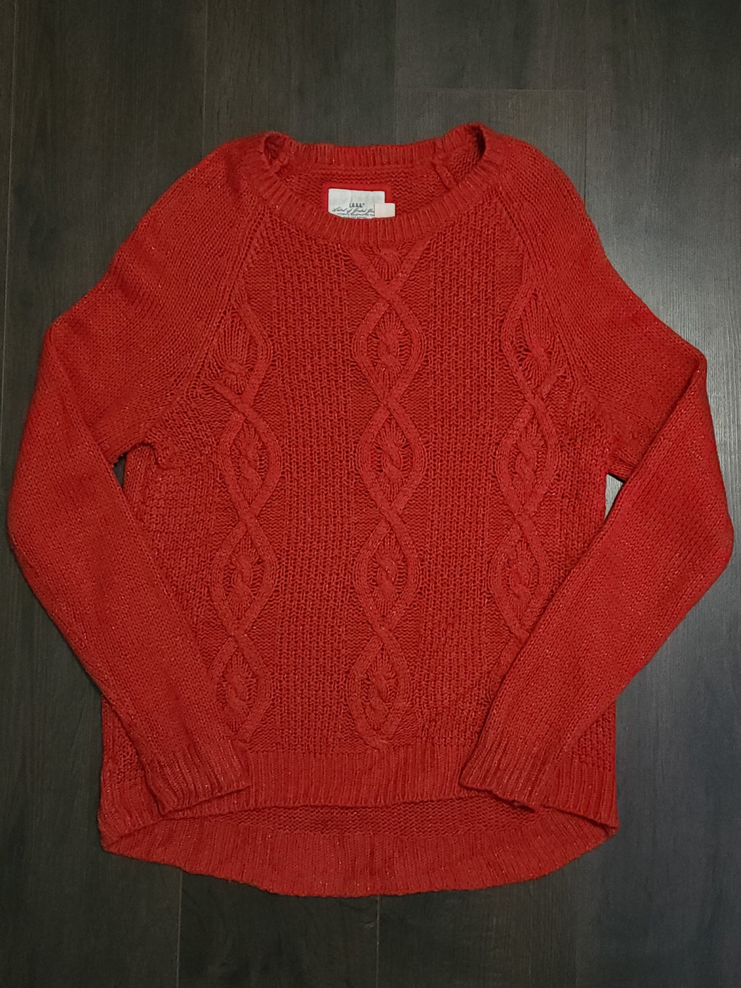 H&M Cable Designed Sparkle Knitted Jumper