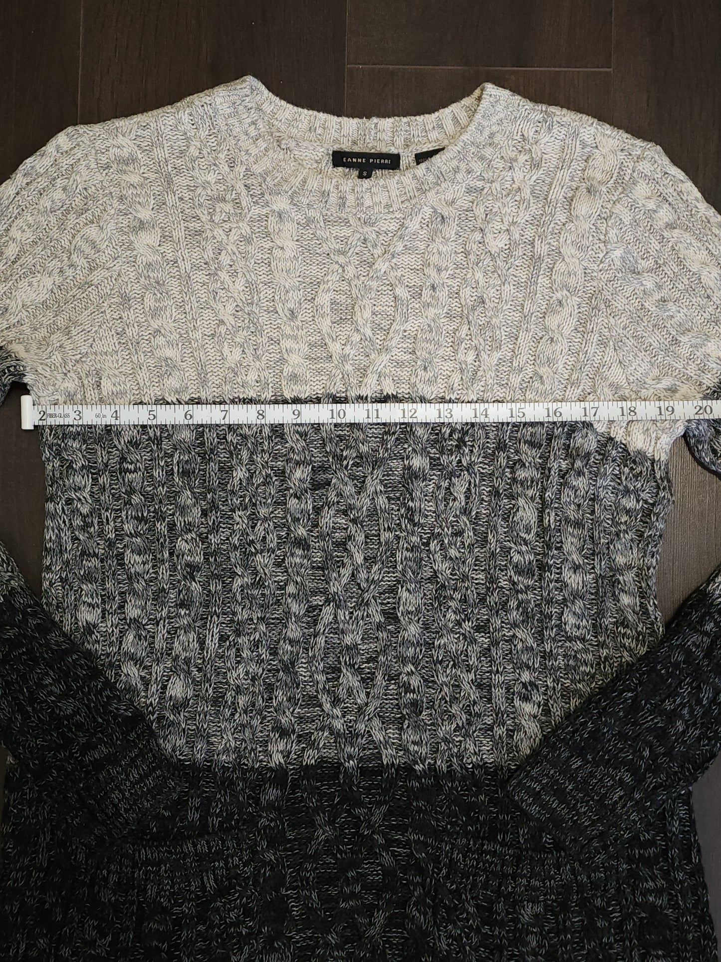 Jeanne Pierre Cable Designed Knitted Jumper