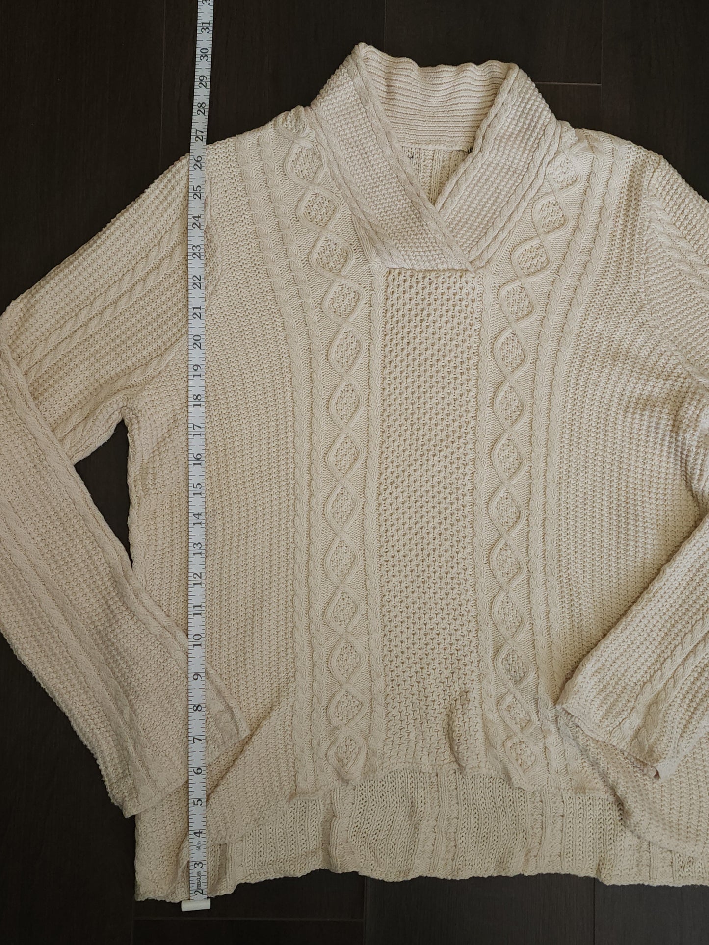 Cable Designed Knitted Jumper