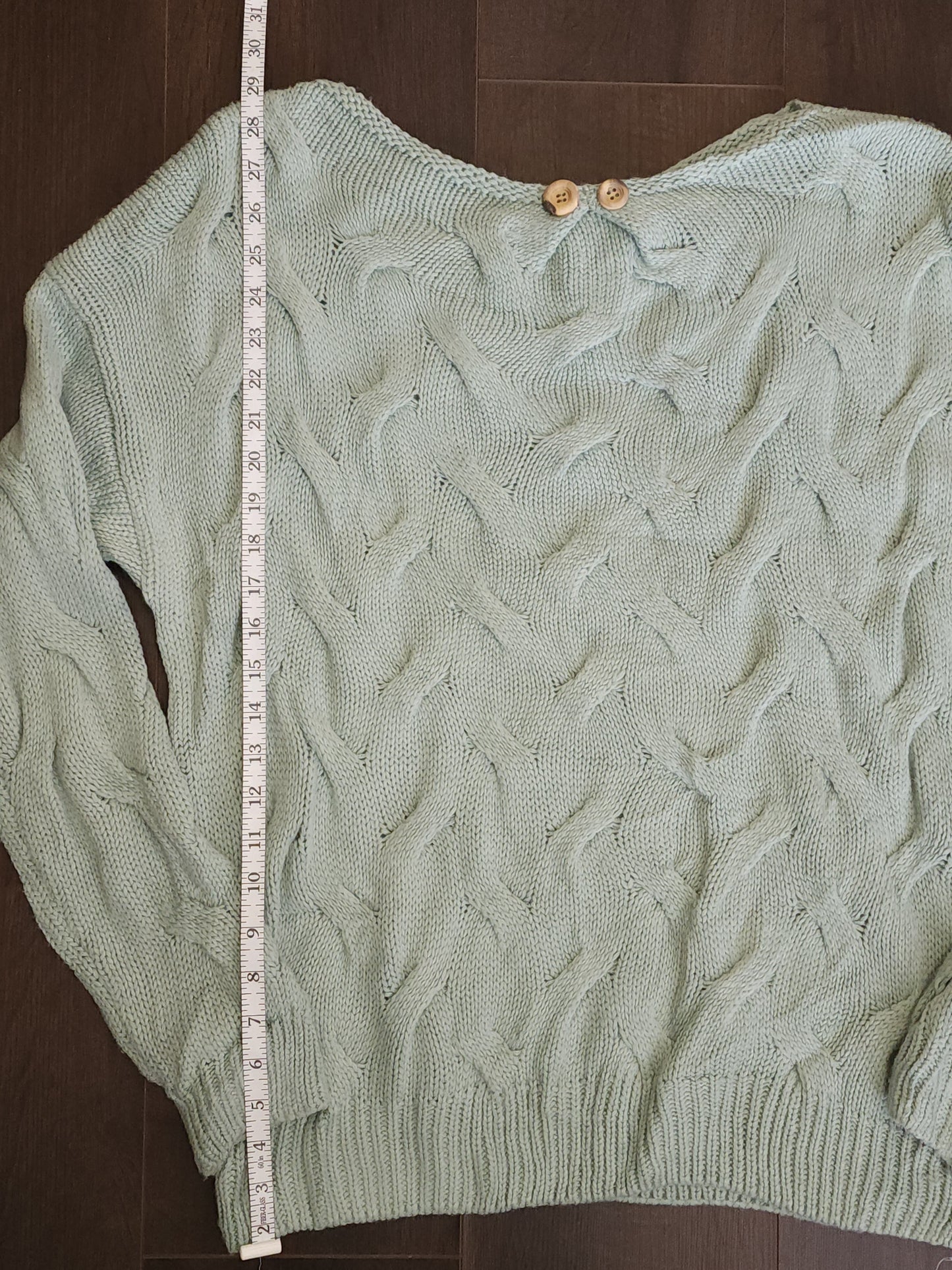 Macaron Cable Designed Knitted Jumper