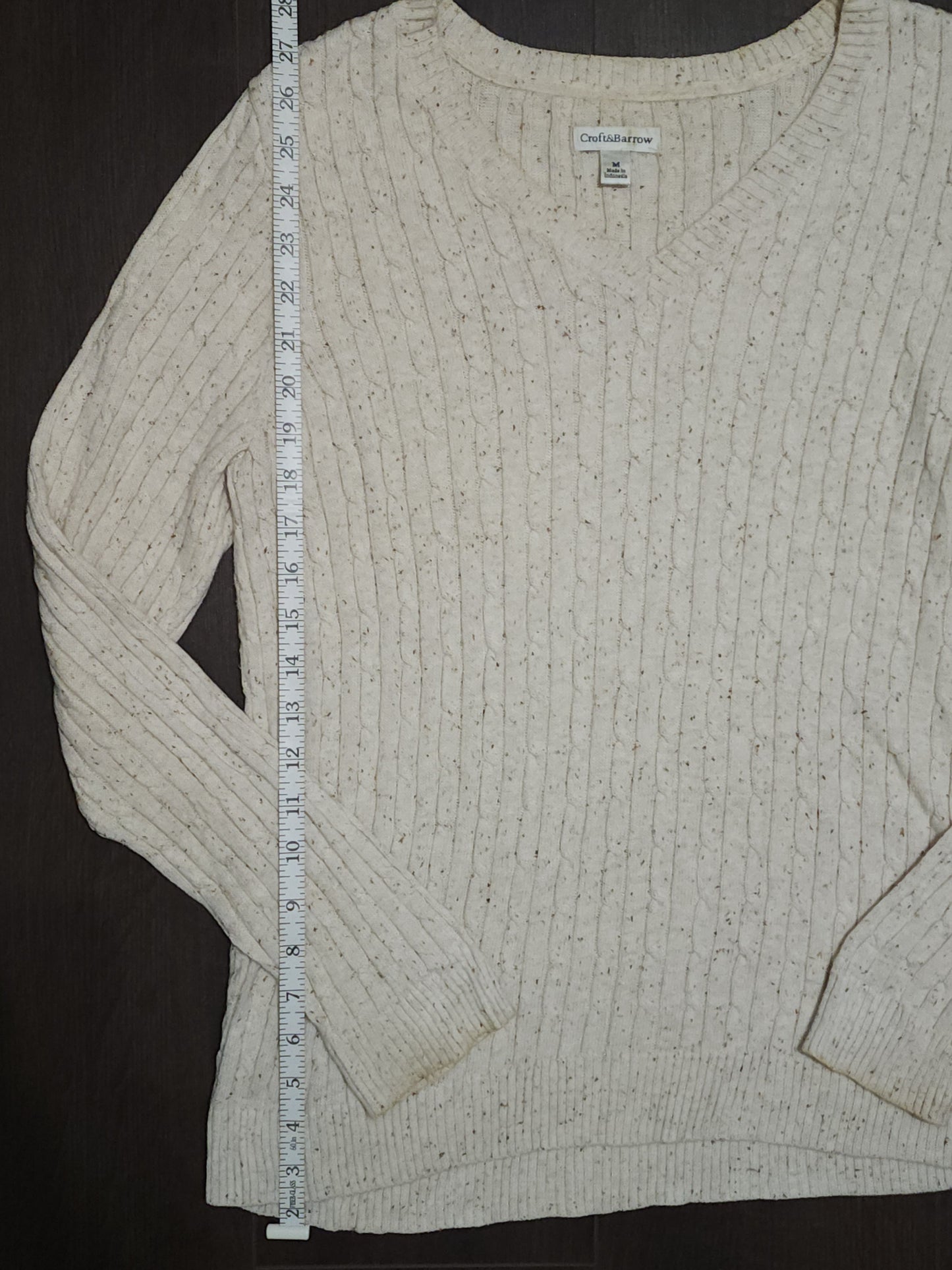 Croft & Barrow Cable Designed Knitted Jumper