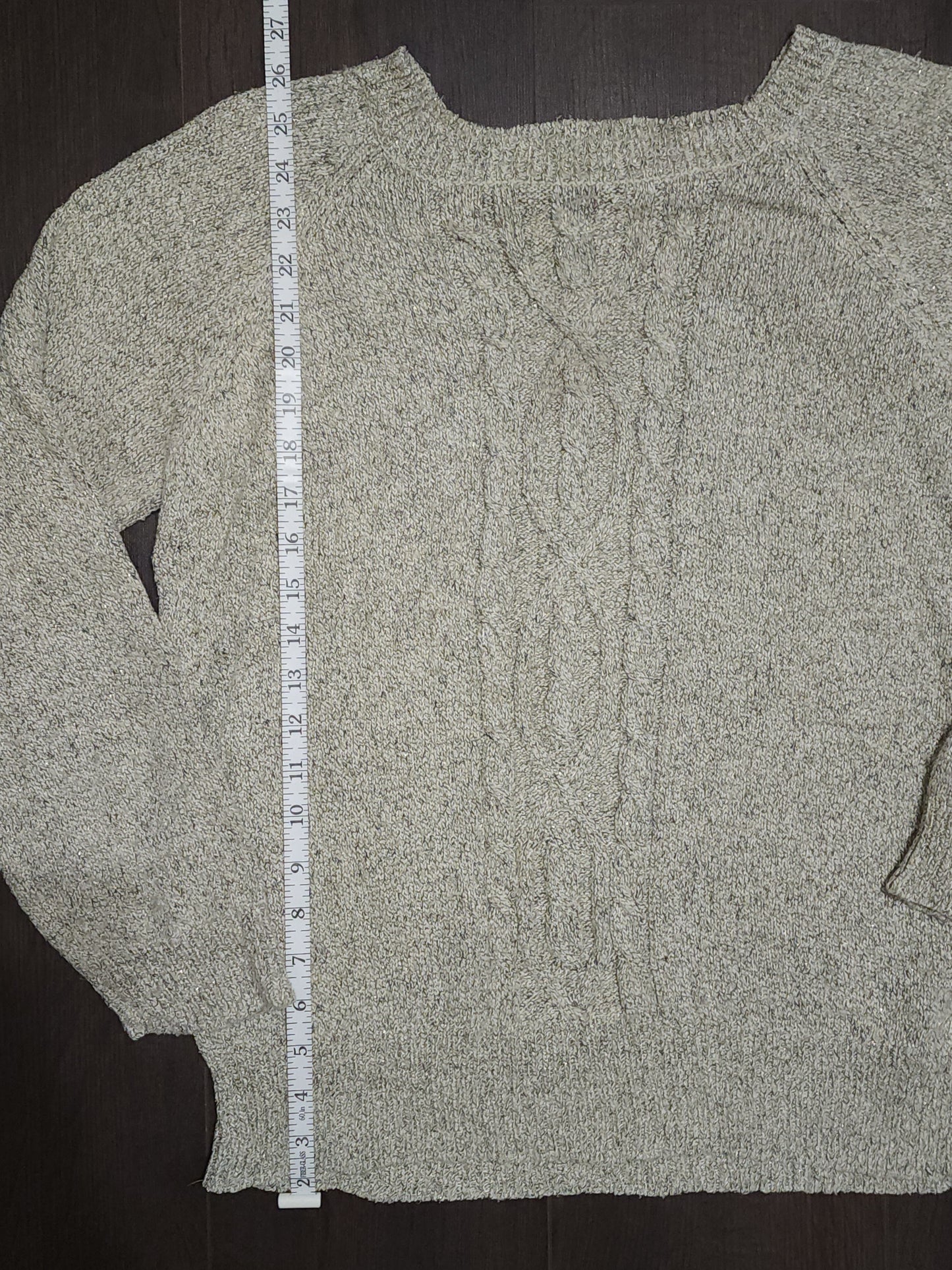 Laura Scott Cable Designed Sparkle Knitted Jumper