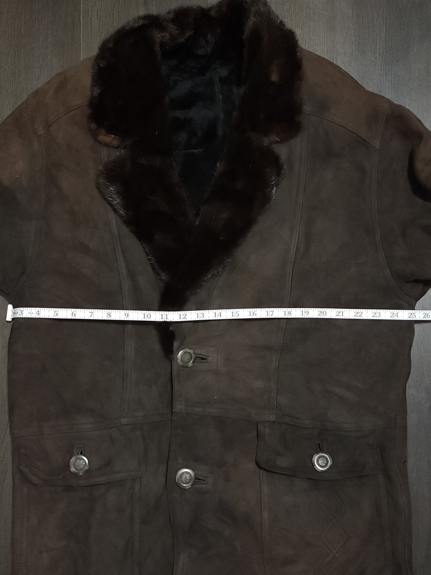 Vintage Sheepskin Shearling Leather Jacket