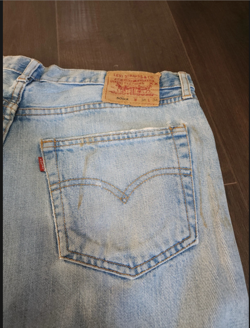 Vintage Levi’s 501xx WPL 423 Straight Button Jeans W38 L34