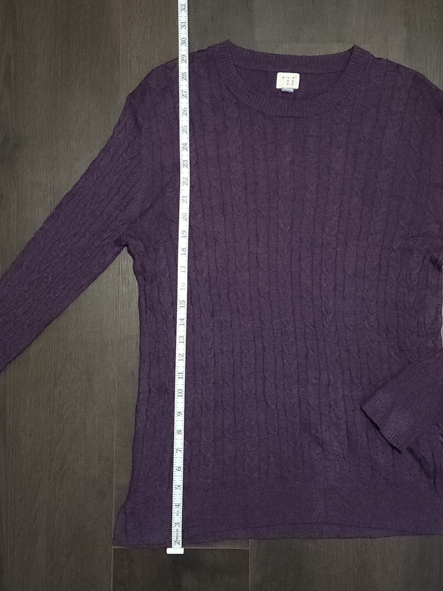 Cable Designed Knitted Jumper