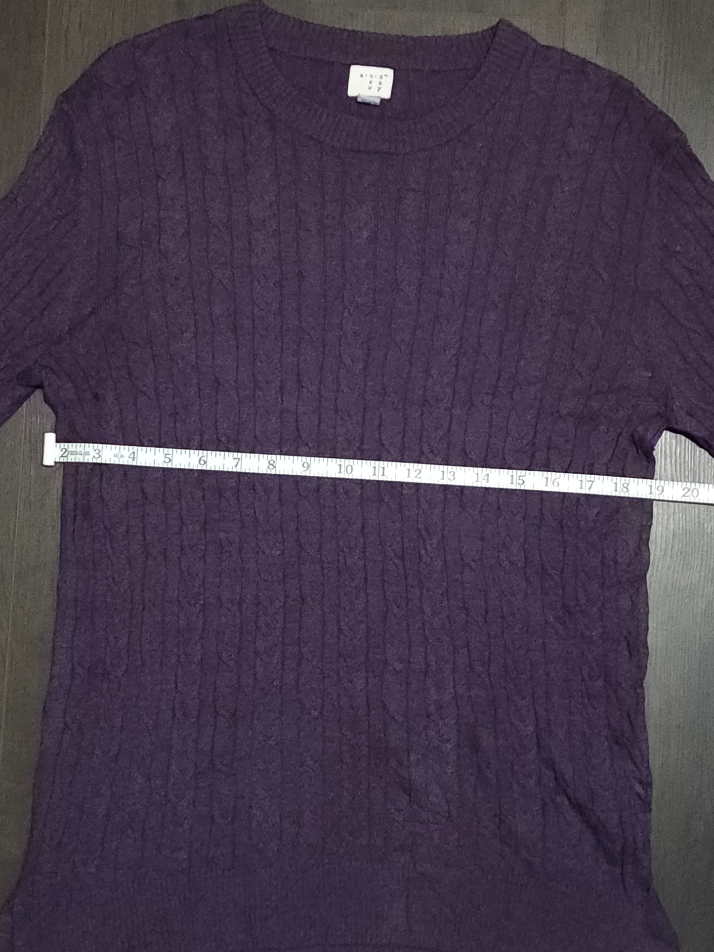 Cable Designed Knitted Jumper