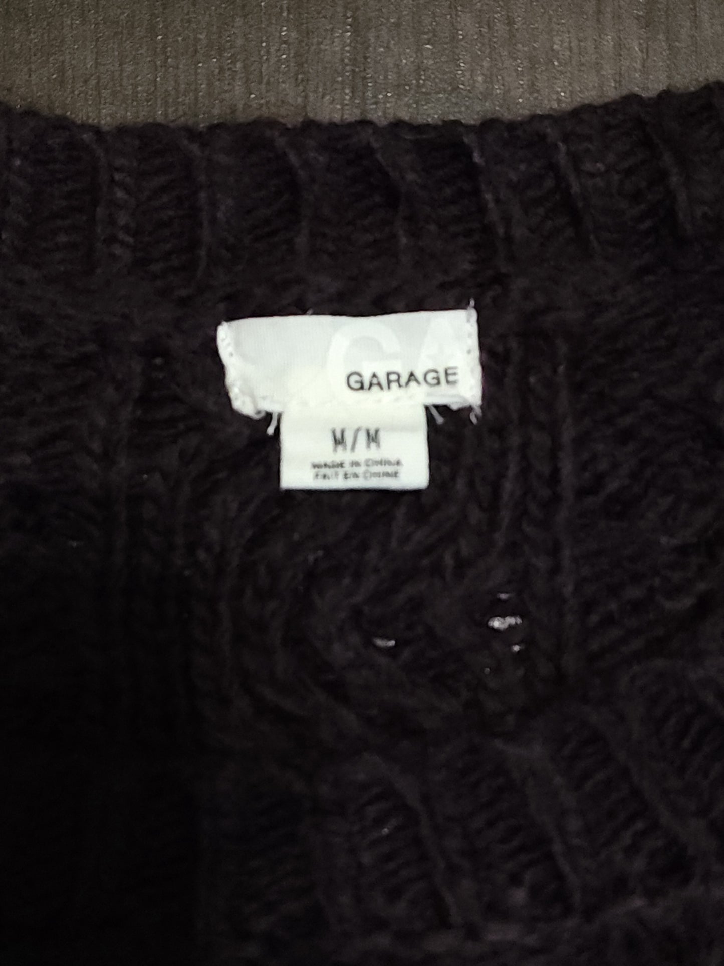 Garage Cable Designed Knitted Jumper