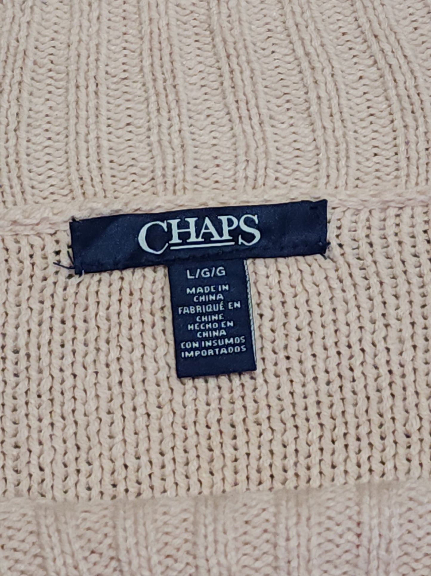 CHAPS cable designed knitted jumper