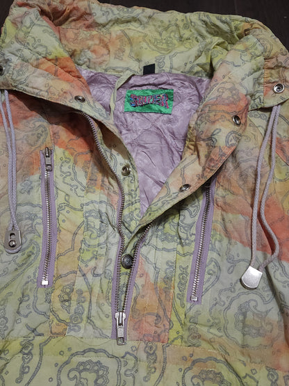 80s pattern color windbreaker