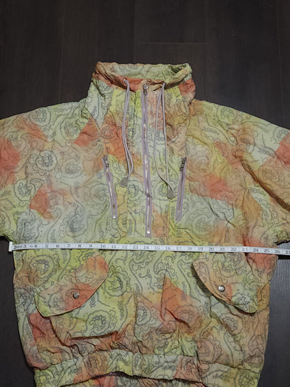 80s pattern color windbreaker