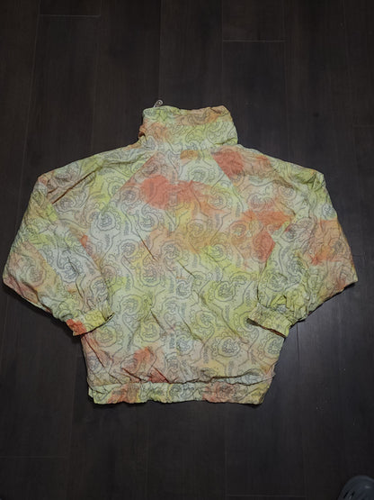 80s pattern color windbreaker