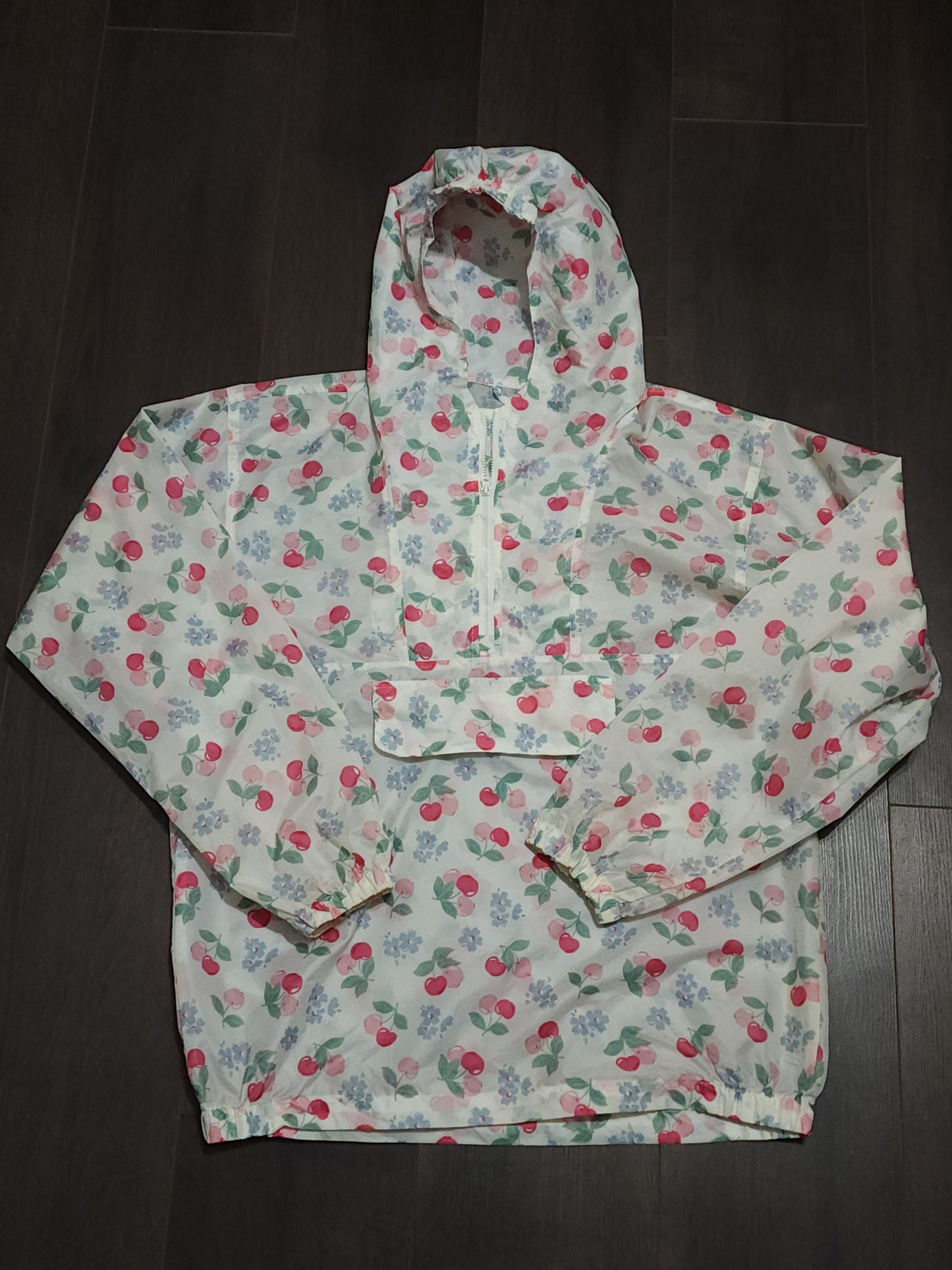 Cherry pattern windbreaker