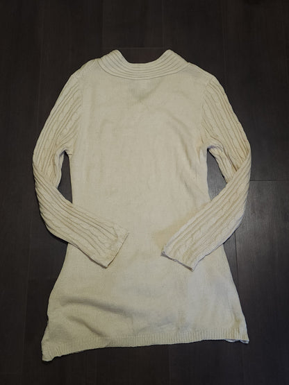 Venus cable designed knitted long jumper