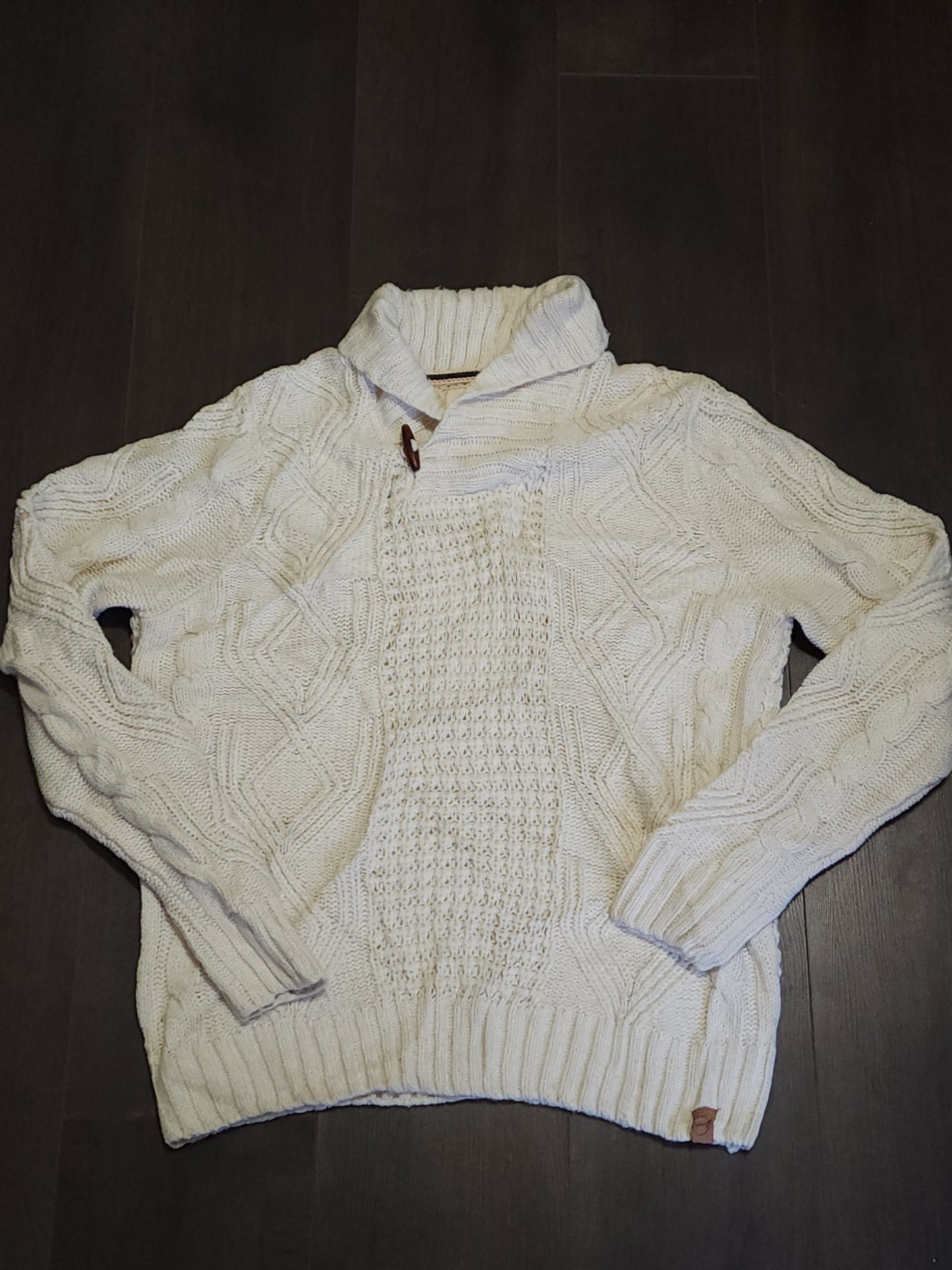 Men's Cable Designed Knitted Jumper