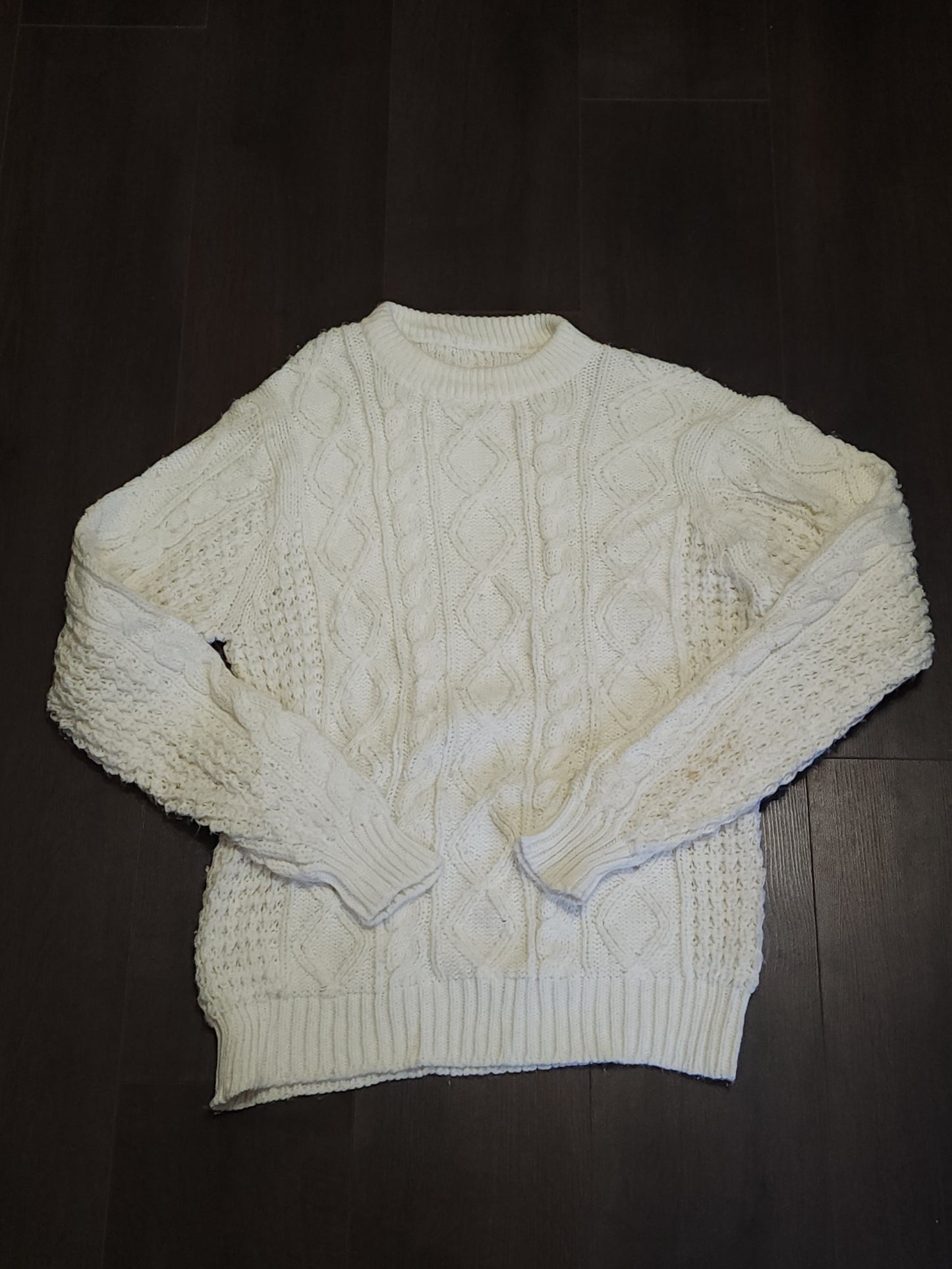 Cable Designed Knitted Jumper