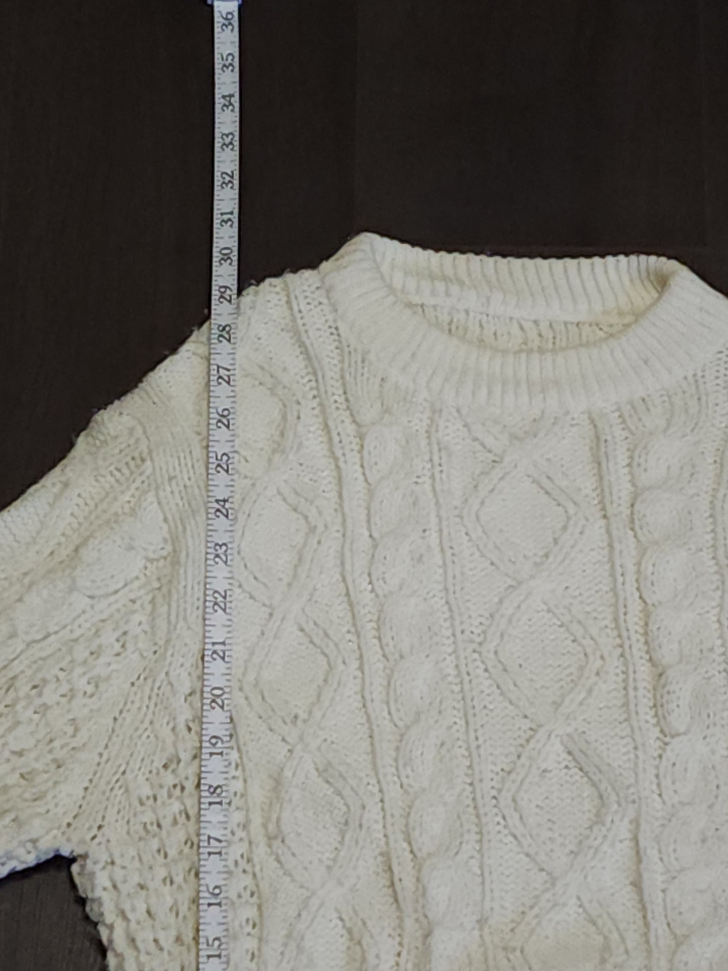 Cable Designed Knitted Jumper