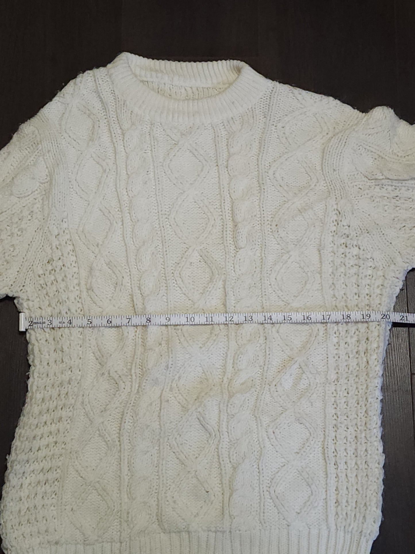 Cable Designed Knitted Jumper