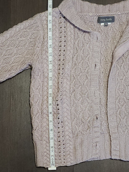 Mary Lucille Collar Cable Designed Cardigan