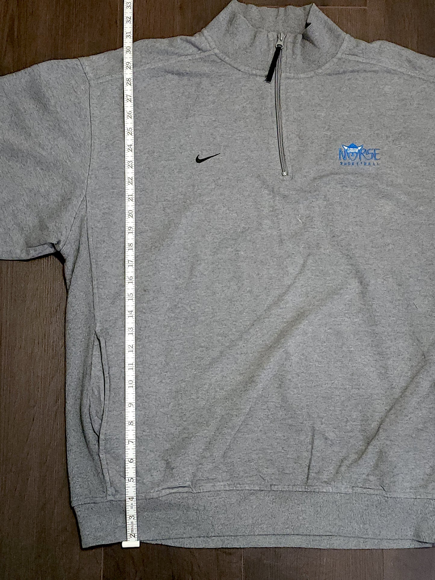 Nike Luther College Norse Basketball zip-up sweaterh