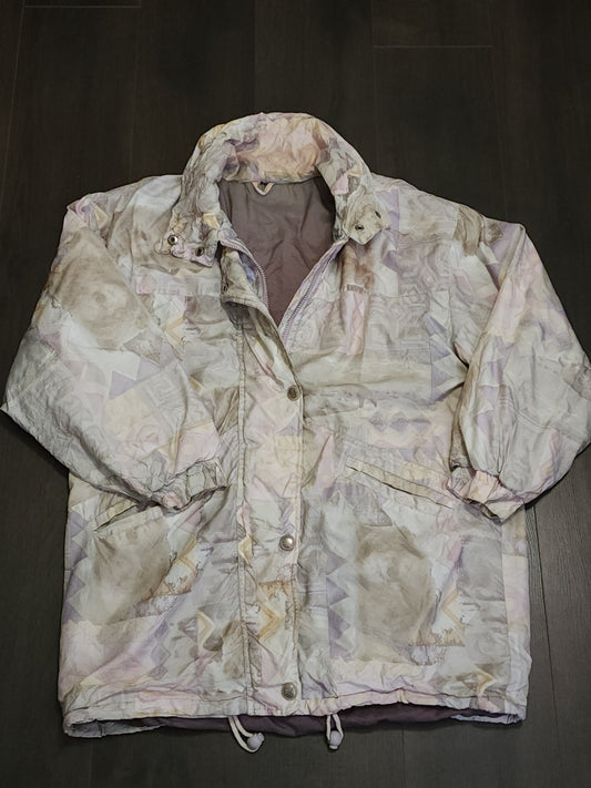 Vintage pale camouflage windbreaker