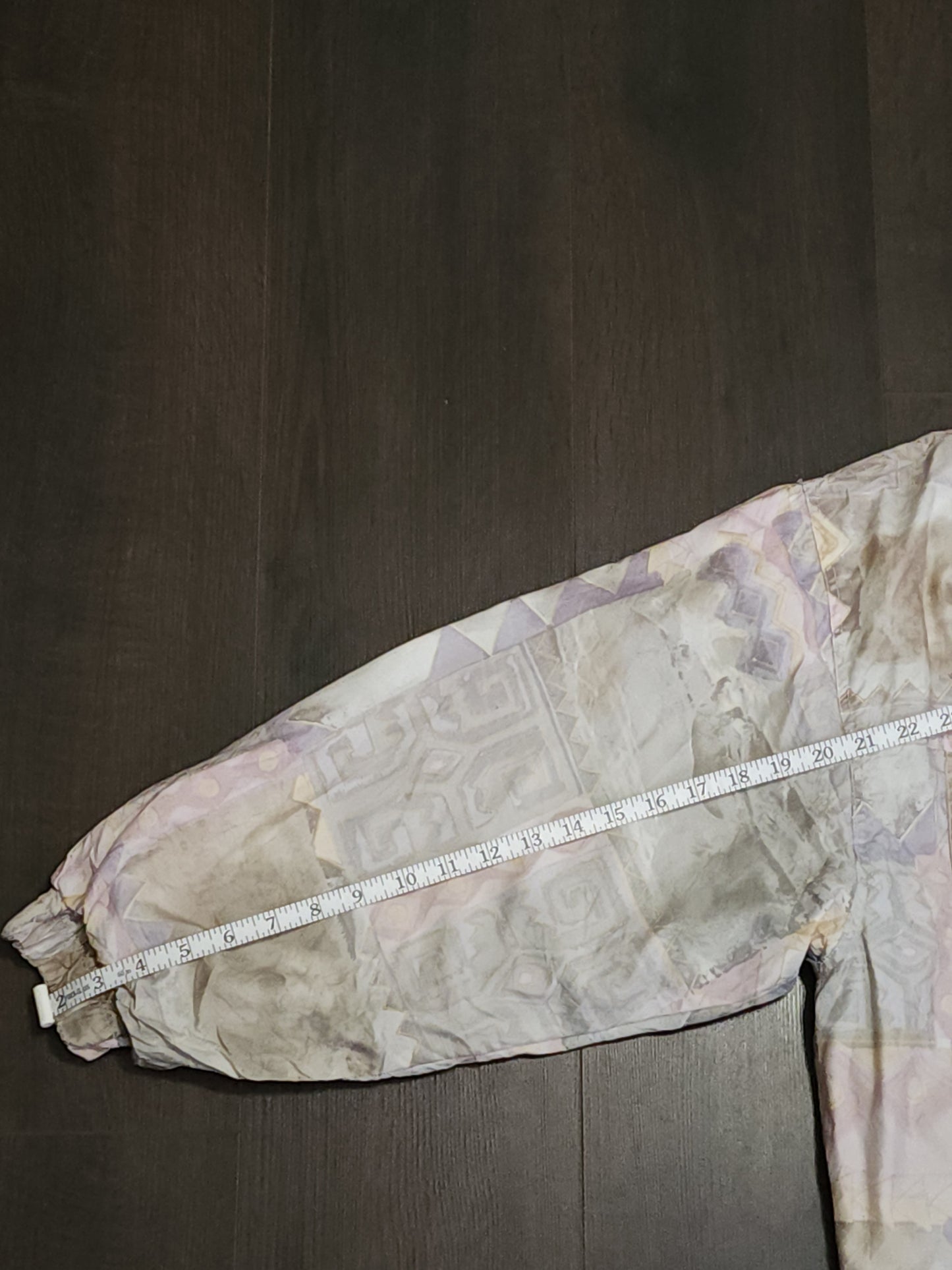 Vintage pale camouflage windbreaker