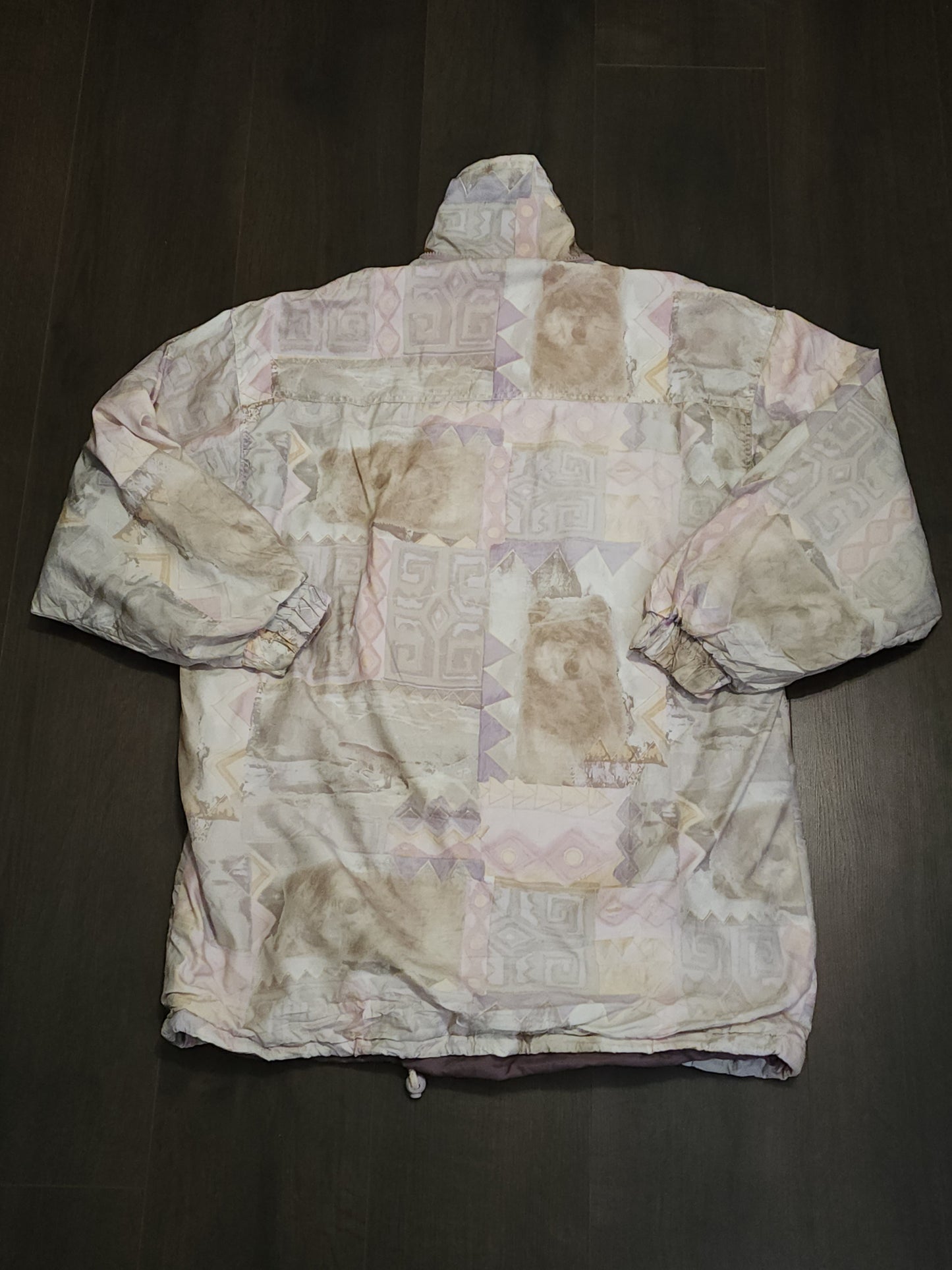 Vintage pale camouflage windbreaker