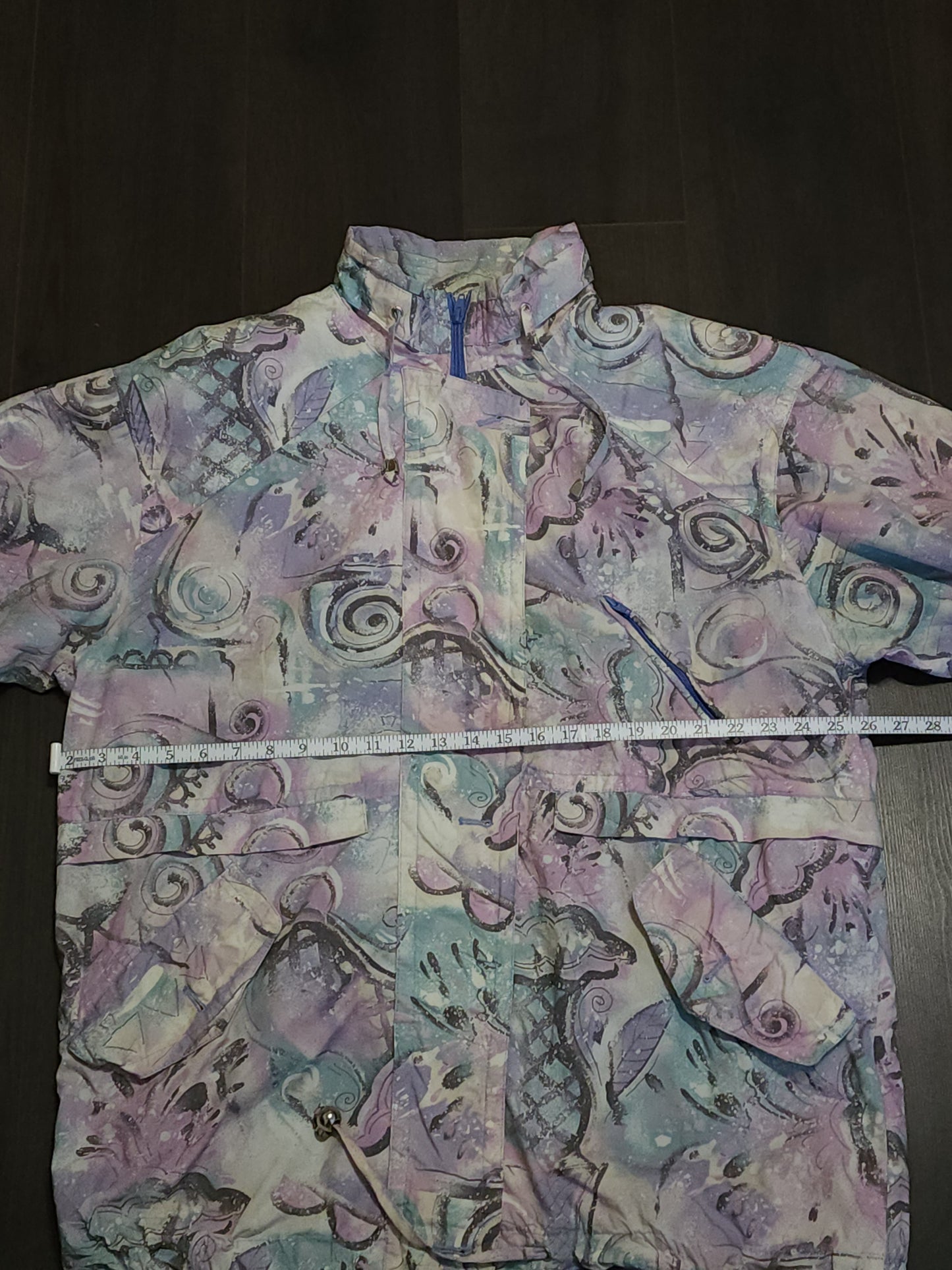 Patterned Windbreaker