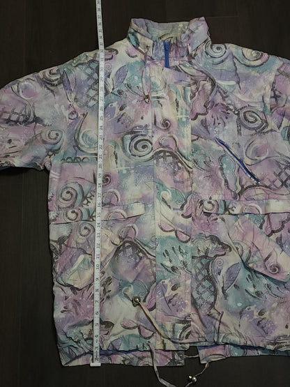 Patterned Windbreaker