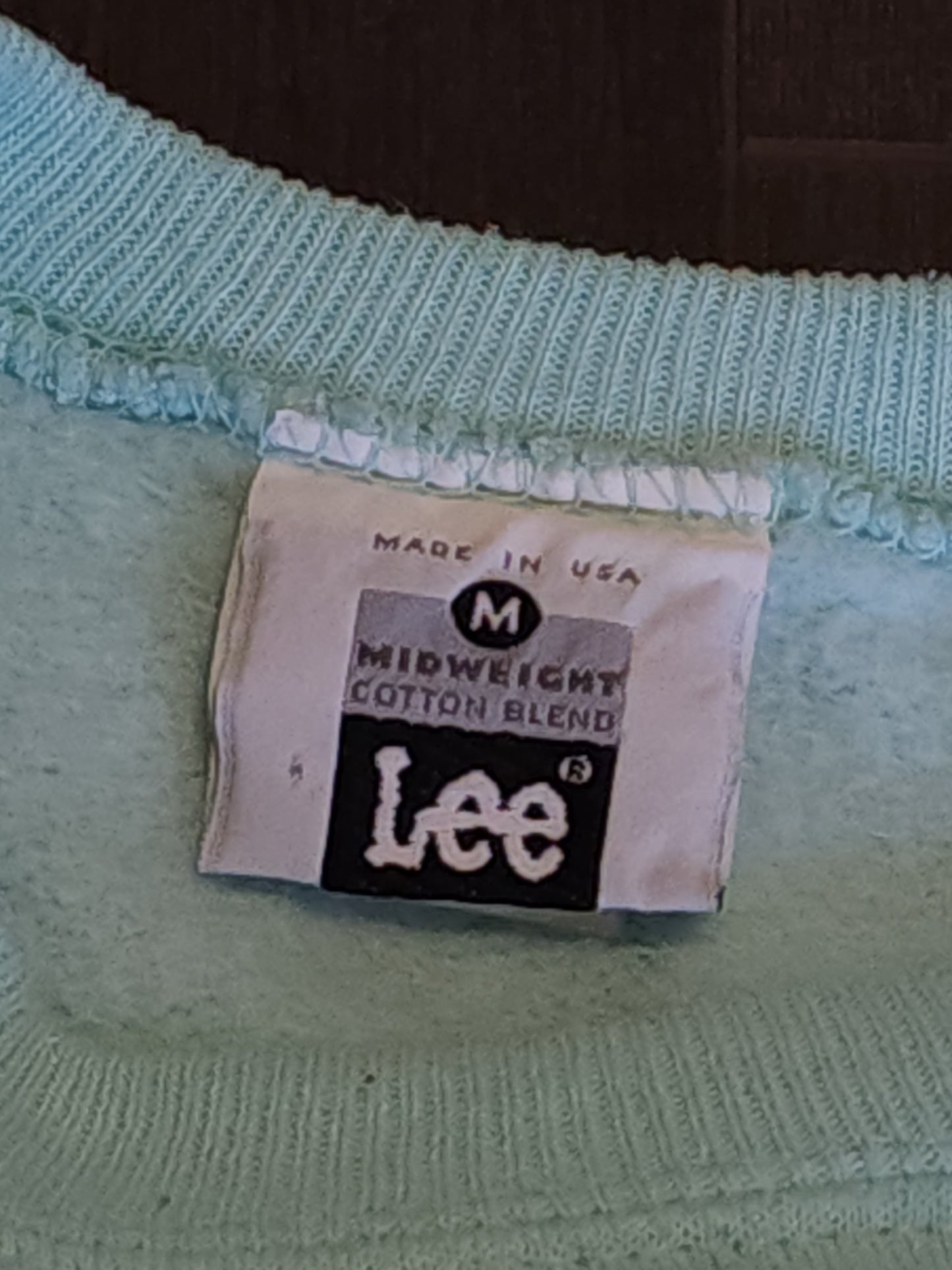 90s Lee Midweight Crew Neck Cotton Sweatshirt