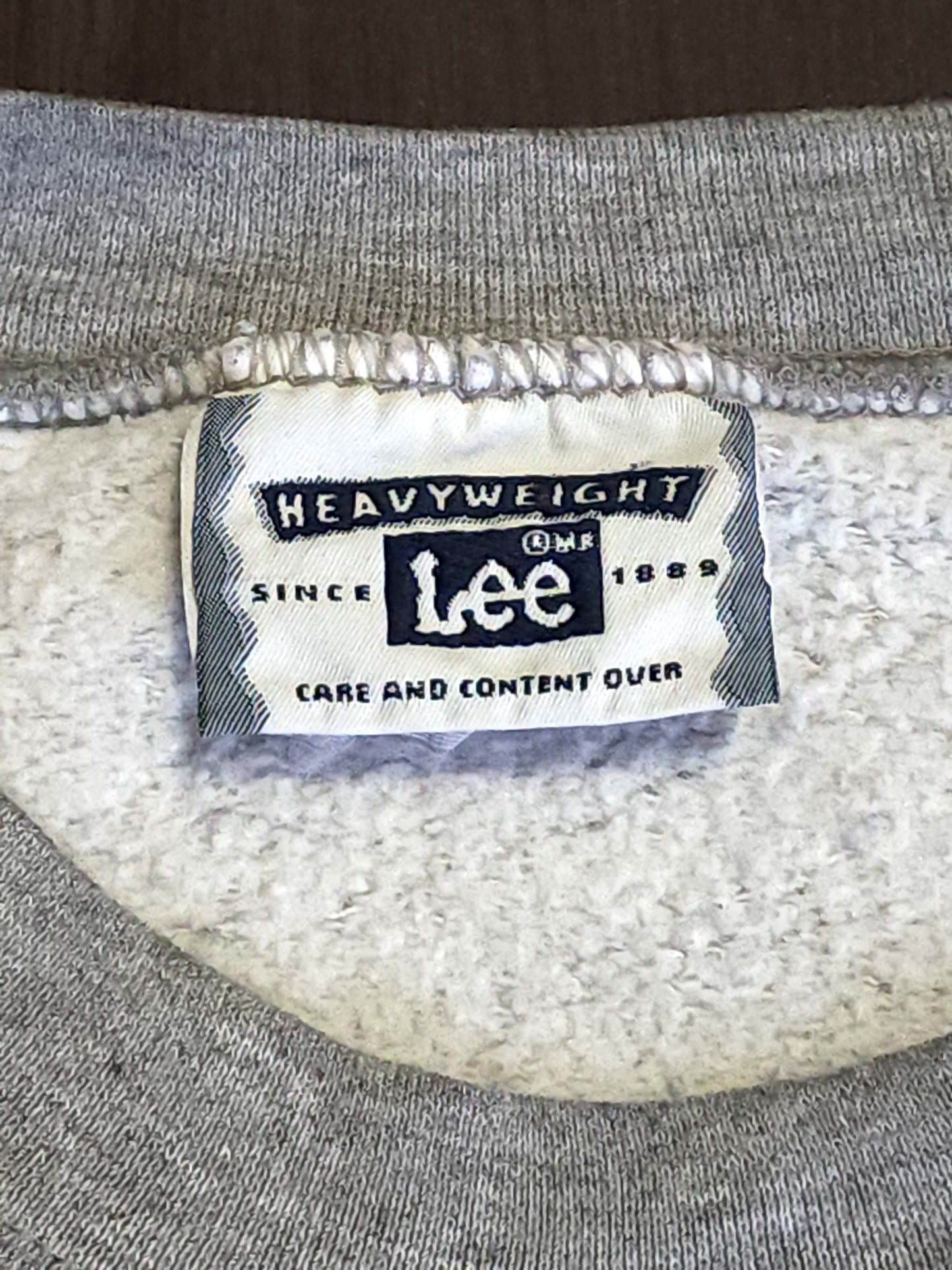 90s Vintage Lee Heavyweight Crew Neck Cotton Sweatshirt