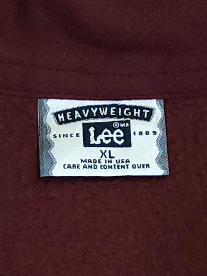 90s Vintage Lee Heavyweight Half Zip Sweatshirt