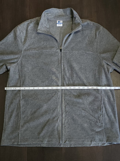 Starter fleece zip-through jacket