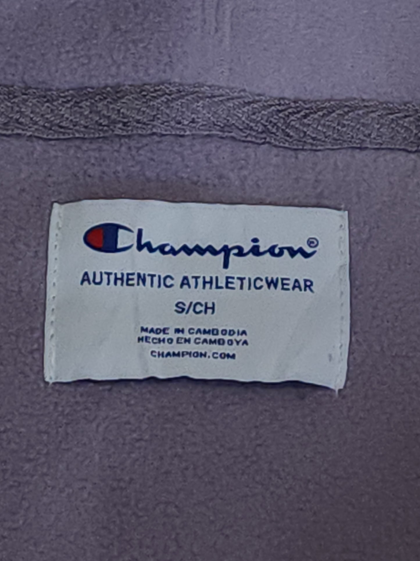 Champion fleece zip-up pullover