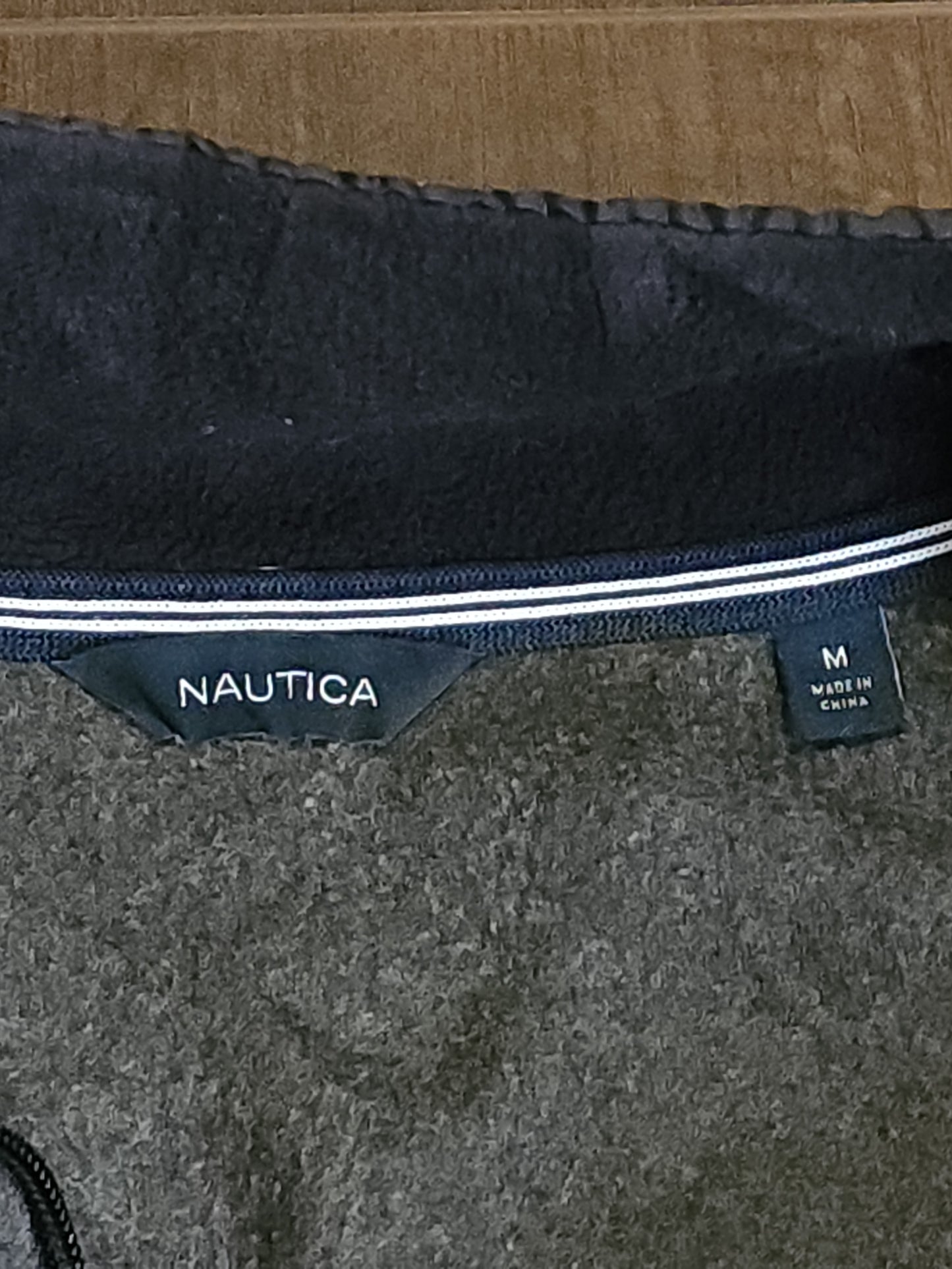 Nautica fleece zip-through jacket