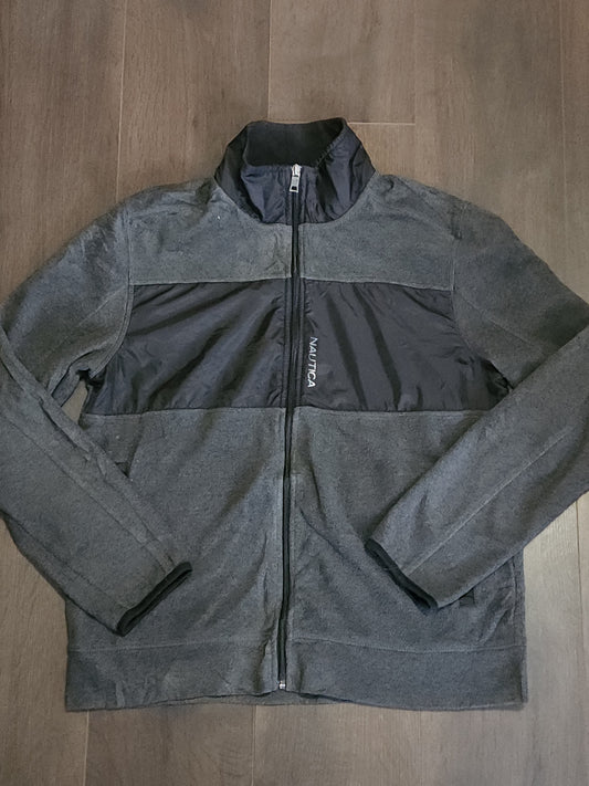 Nautica fleece zip-through jacket