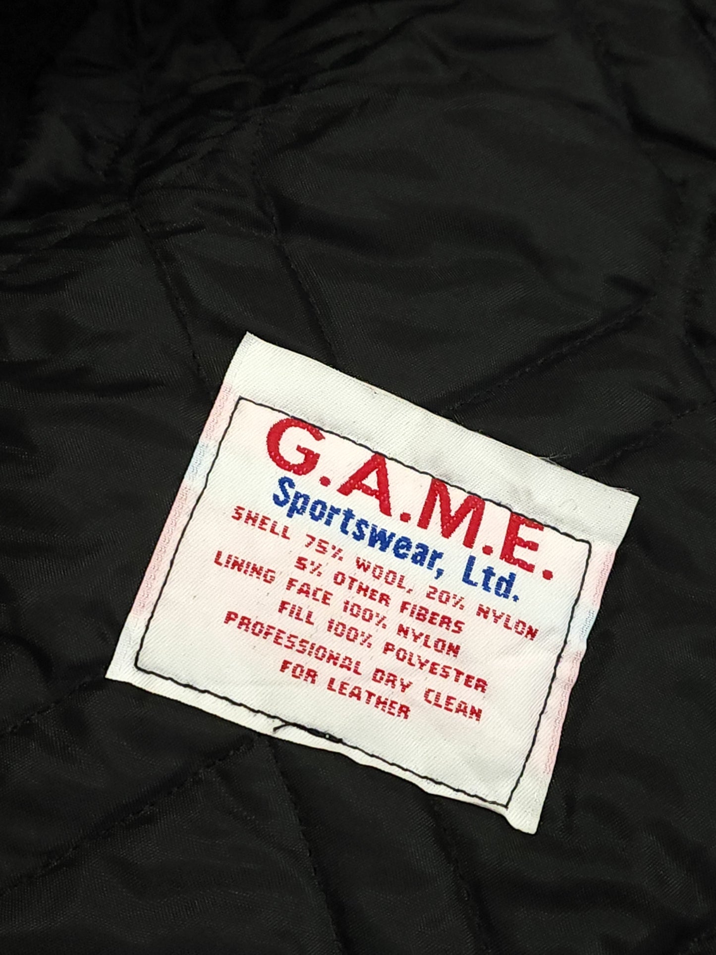 Vintage Game Sportswear,Ltd Varsity Jacket