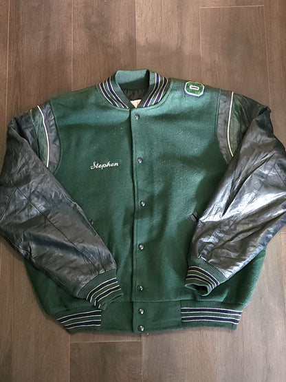 90s Vintage B&R Sports Varsity Jacket