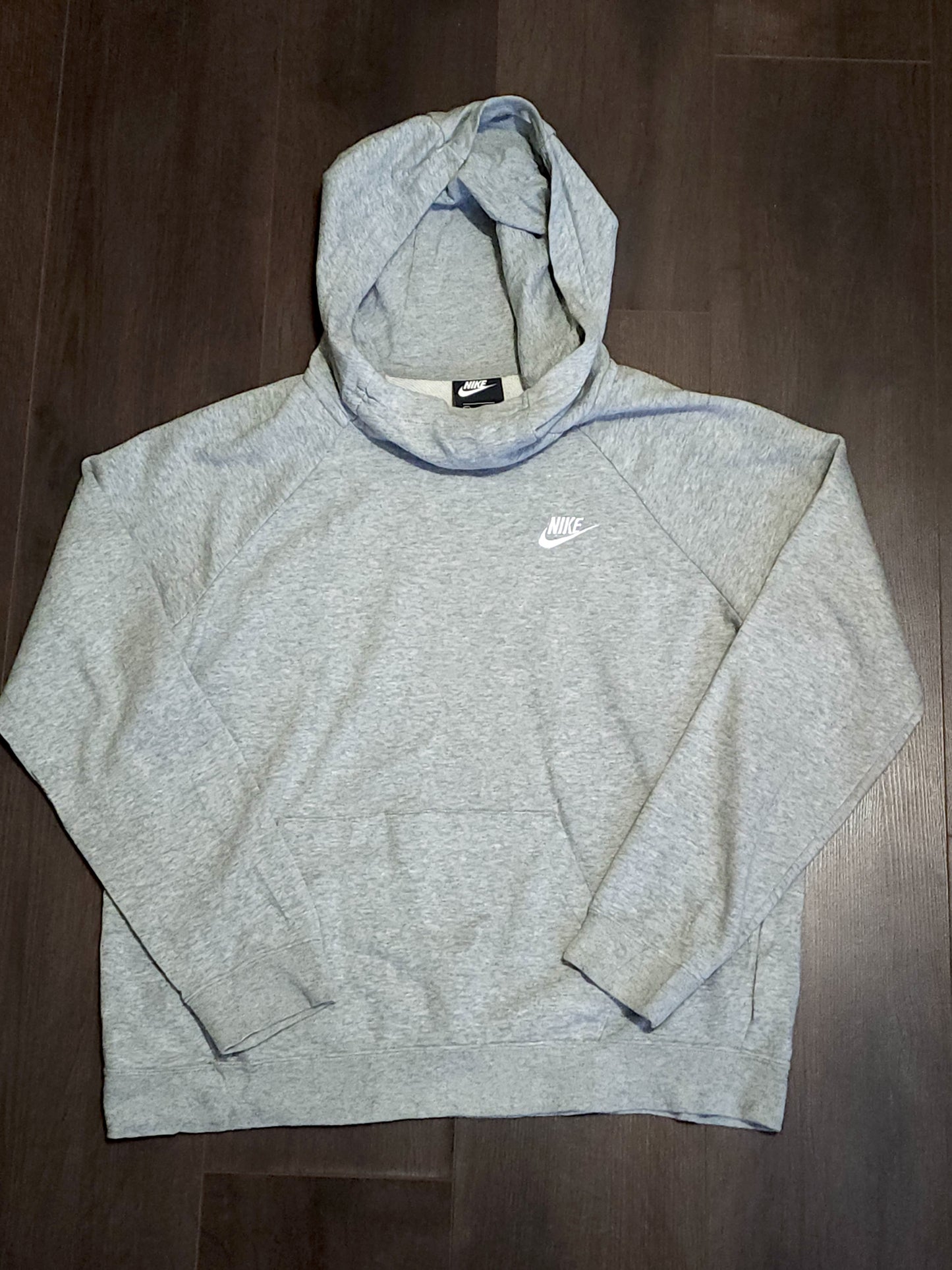 Nike Essential Funnel-Neck Pullover Grey Hoodie