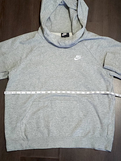 Nike Essential Funnel-Neck Pullover Grey Hoodie