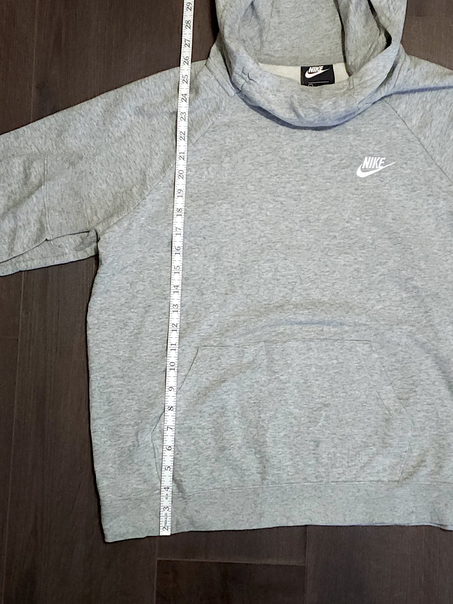 Nike Essential Funnel-Neck Pullover Grey Hoodie