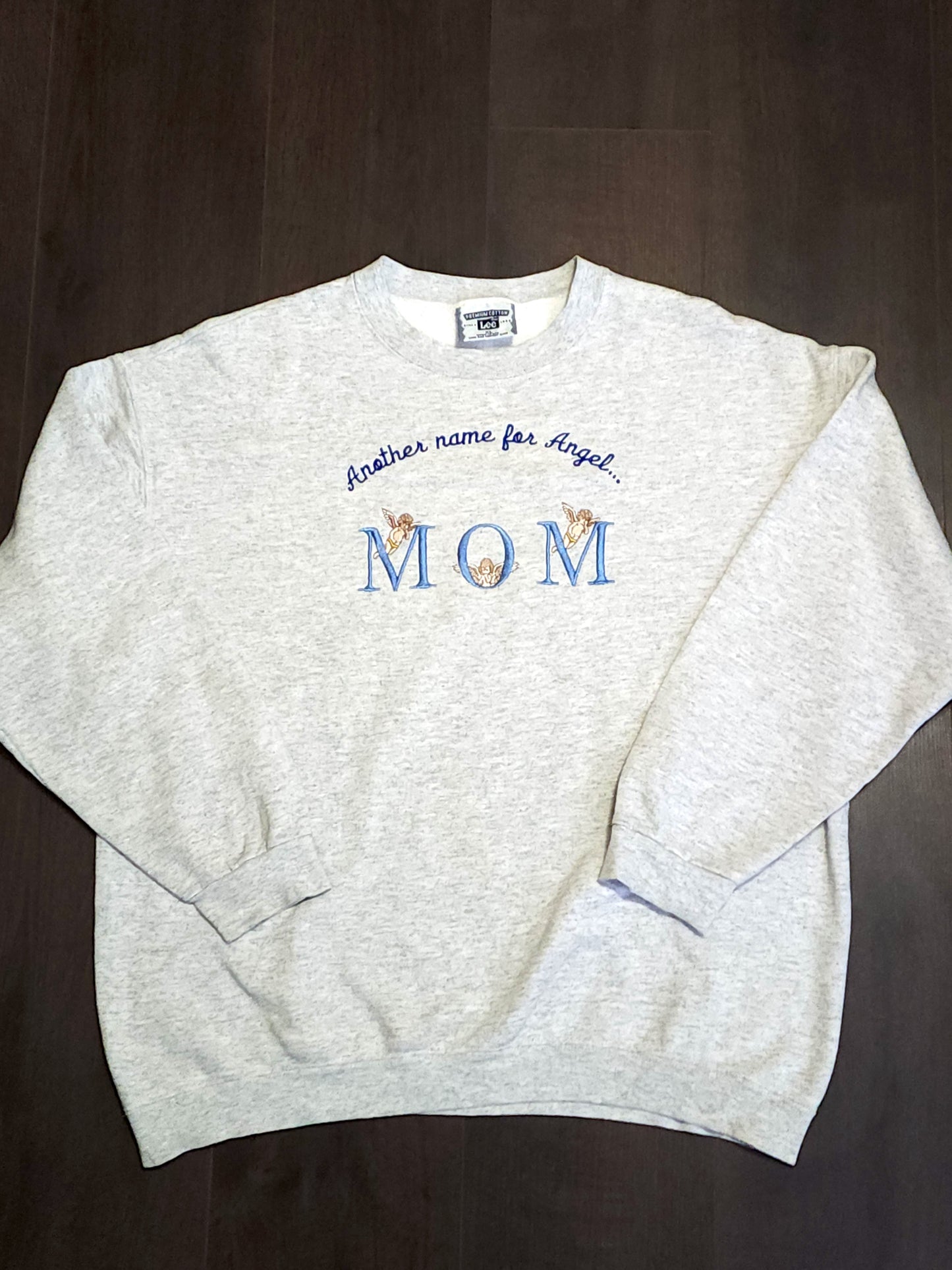 90s Vintage Lee Crew Neck Cotton Sweatshirt