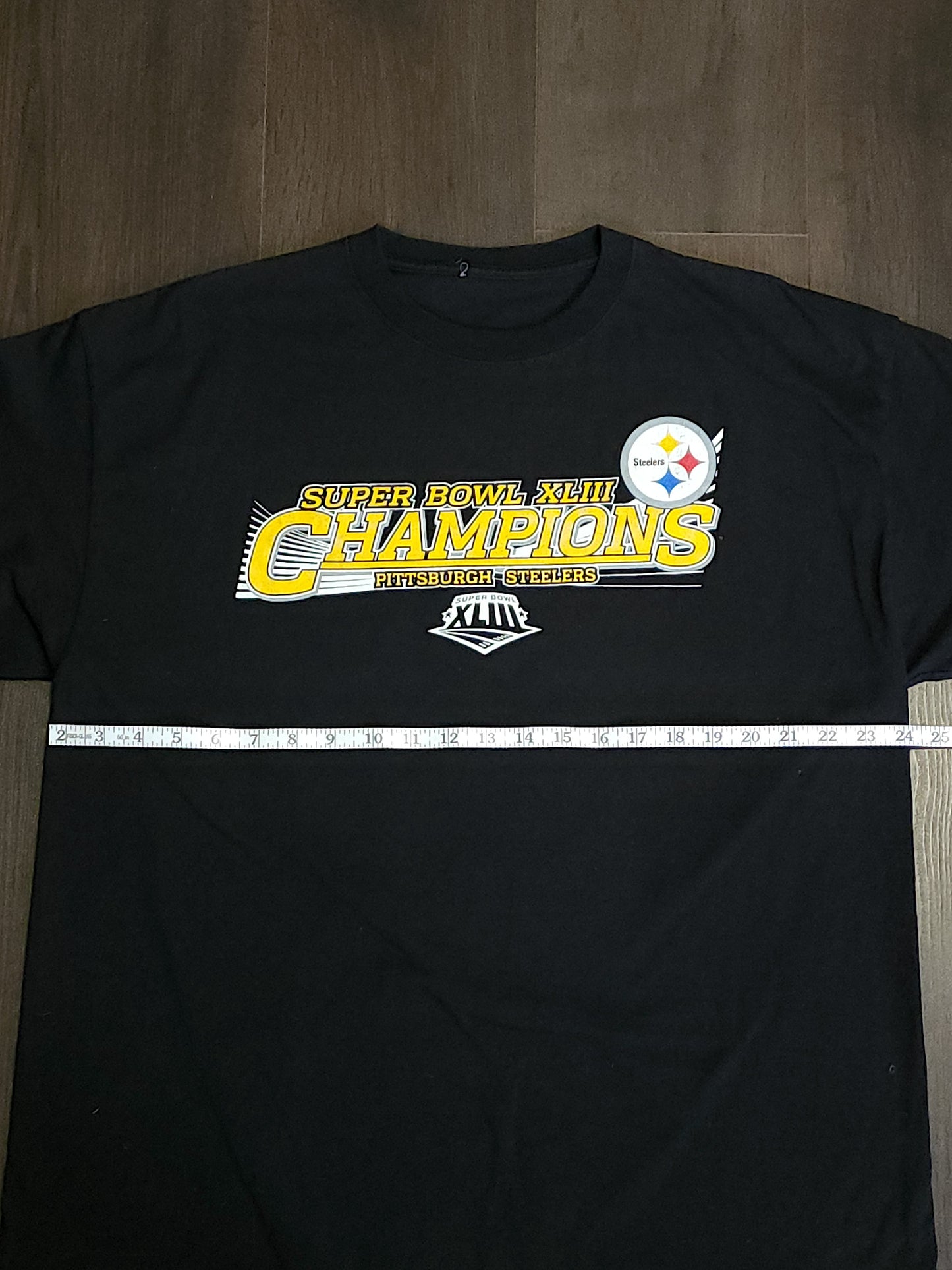 Super Bowl XLIII Champions Pittsburgh Steelers VF  T-Shirt