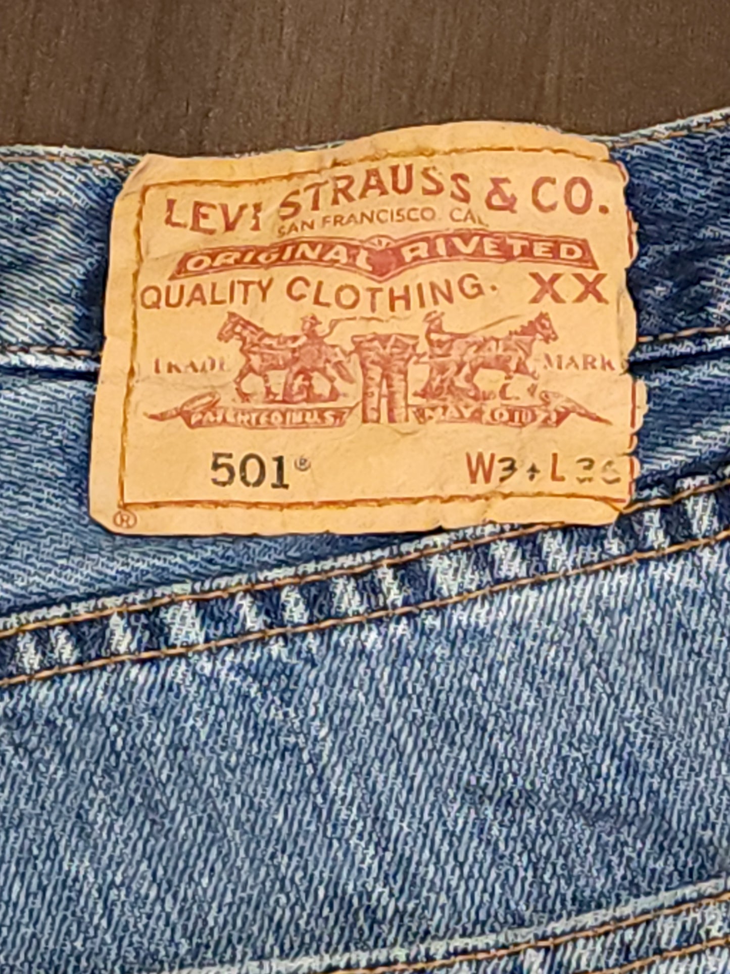 Vintage Levi’s 501 092 Straight Jean W34 L36