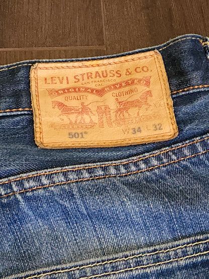 Vintage Levi’s 501 WPL 423 Straight Button Jeans W34 L32