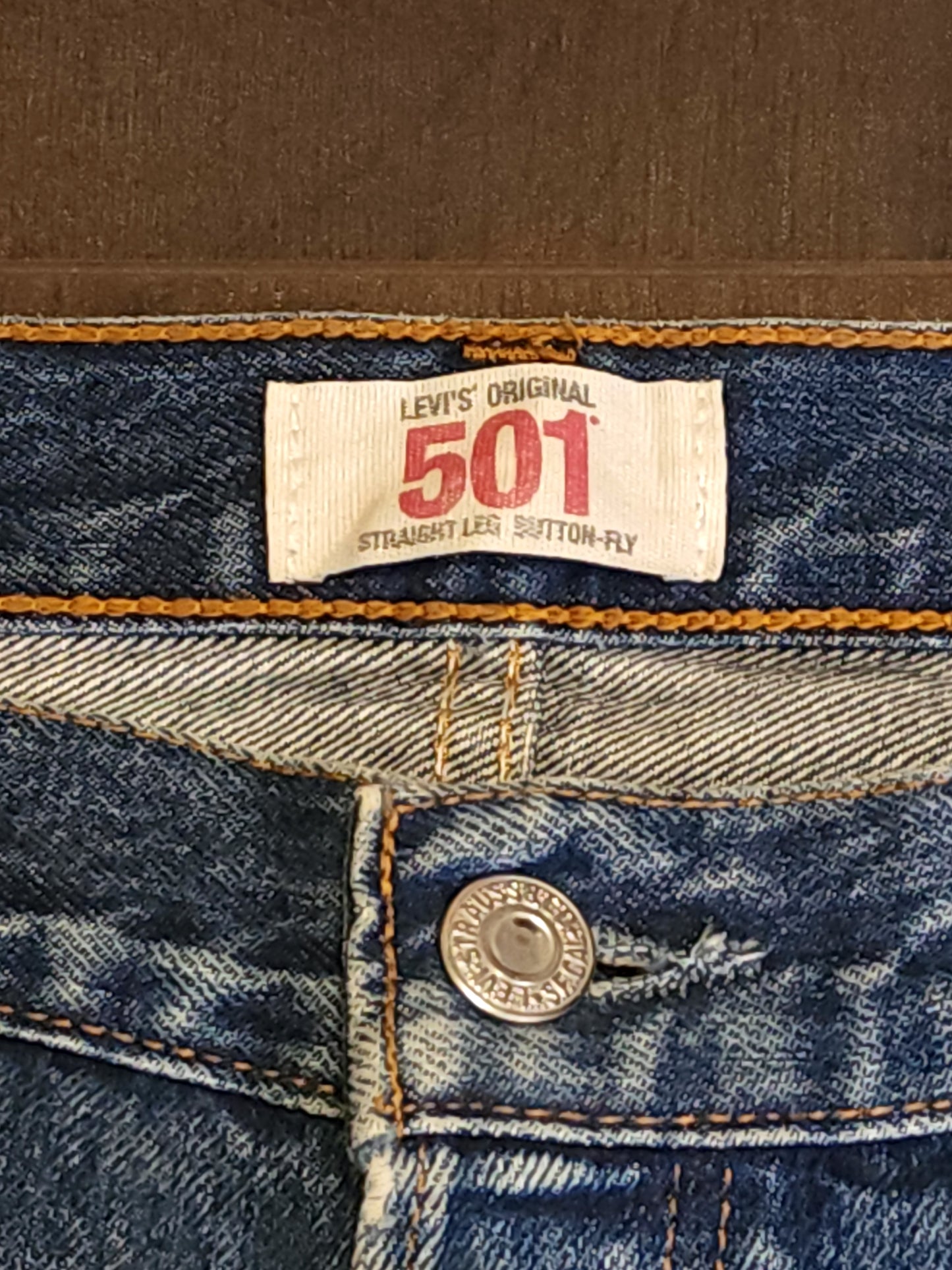 Vintage Levi’s Original 501 Straight Button Fly Jeans W36 L30