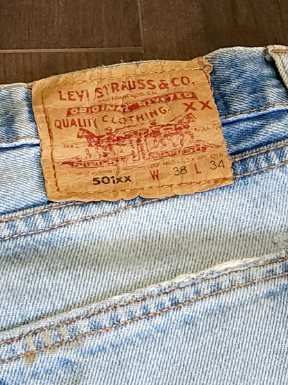 Vintage Levi’s 501xx WPL 423 Straight Button Jeans W38 L34