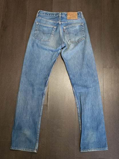 Vintage Levi’s 501 6214 Straight Button Jeans W27 L32 米国製