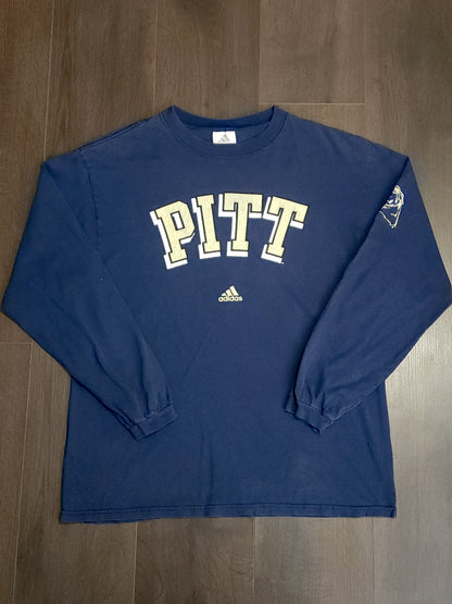 Vintage PITT Adidas Long-Sleeved T-Shirts