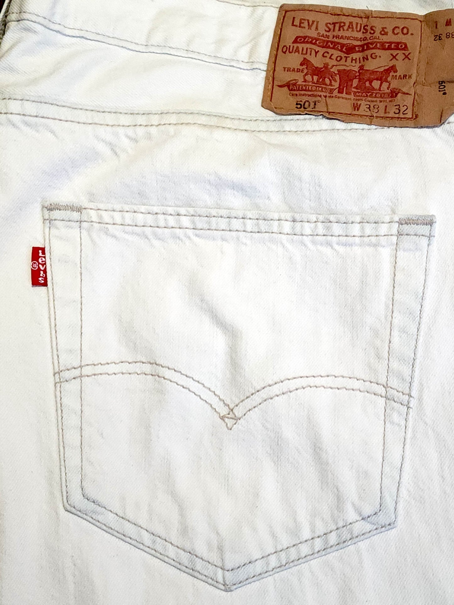 Vintage Levi’s 501 WPL 423 Straight Button Jeans W38 L32