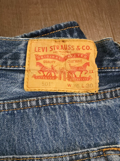 Vintage Levi’s 501 WPL 423 Straight Button Jeans W36 L30